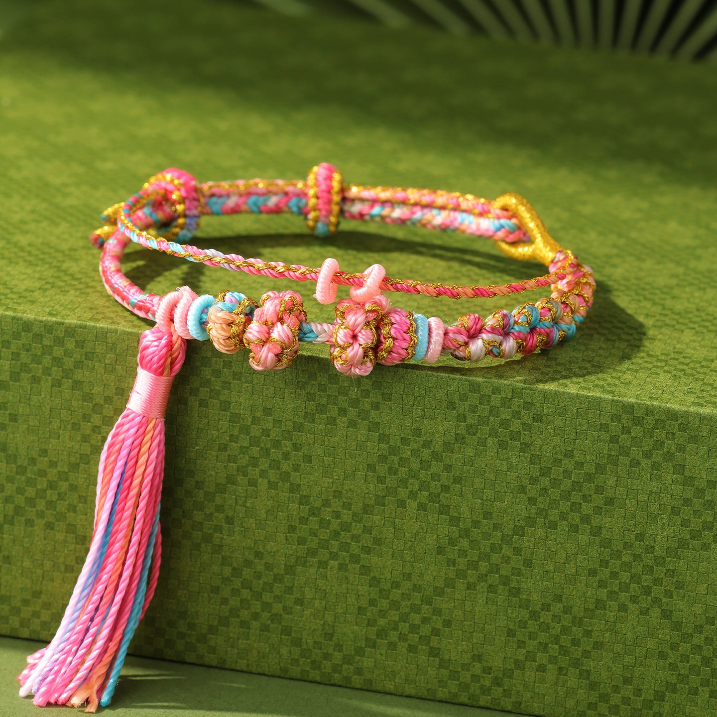 Festival Colorful Rope Ethnic Style Hand-woven Adult Small Sachet Carrying Bracelet