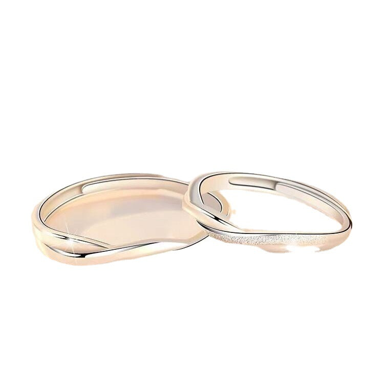 Mobius Endless Love Couple Pair Niche Design Female Simple Ring