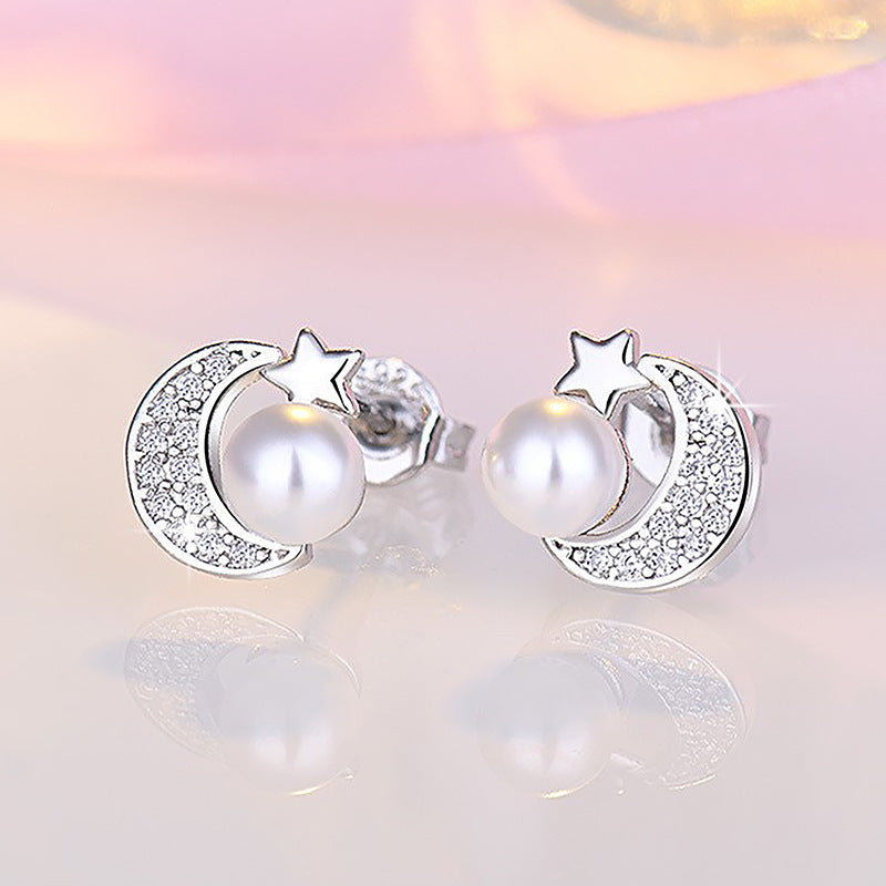 Small Jewelry Female Popular Pearl Fashion Earrings