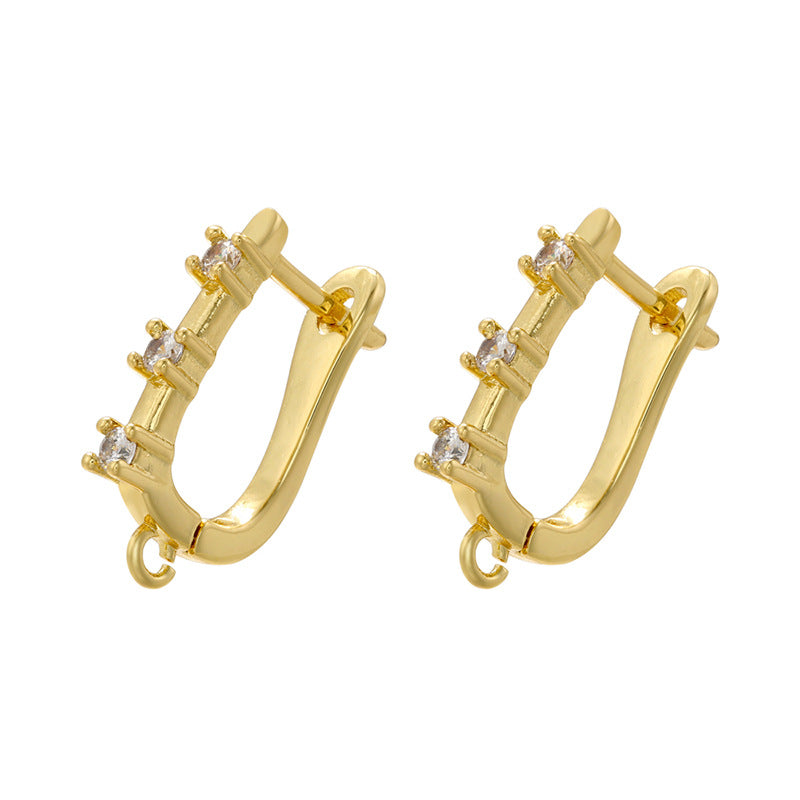 Fashion Casual Glossy Twist U-shaped Clips Rings
