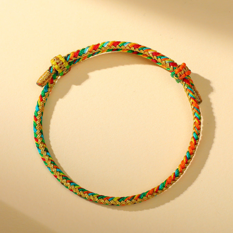 Children's Dragon Boat Festival Colorful Rope Hand-woven Small Bracelets
