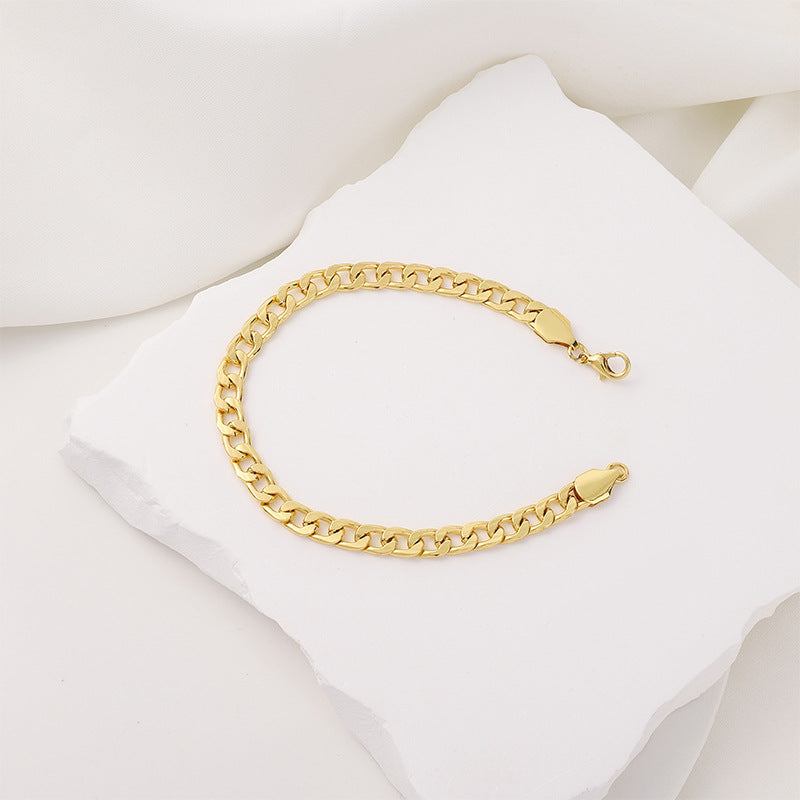 Imitation Stainless Steel Chain Personality Creative Handmade Light Bracelet