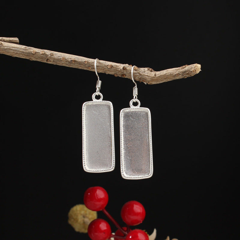 Ethnic Minority Style Handmade Miao Sier Earrings