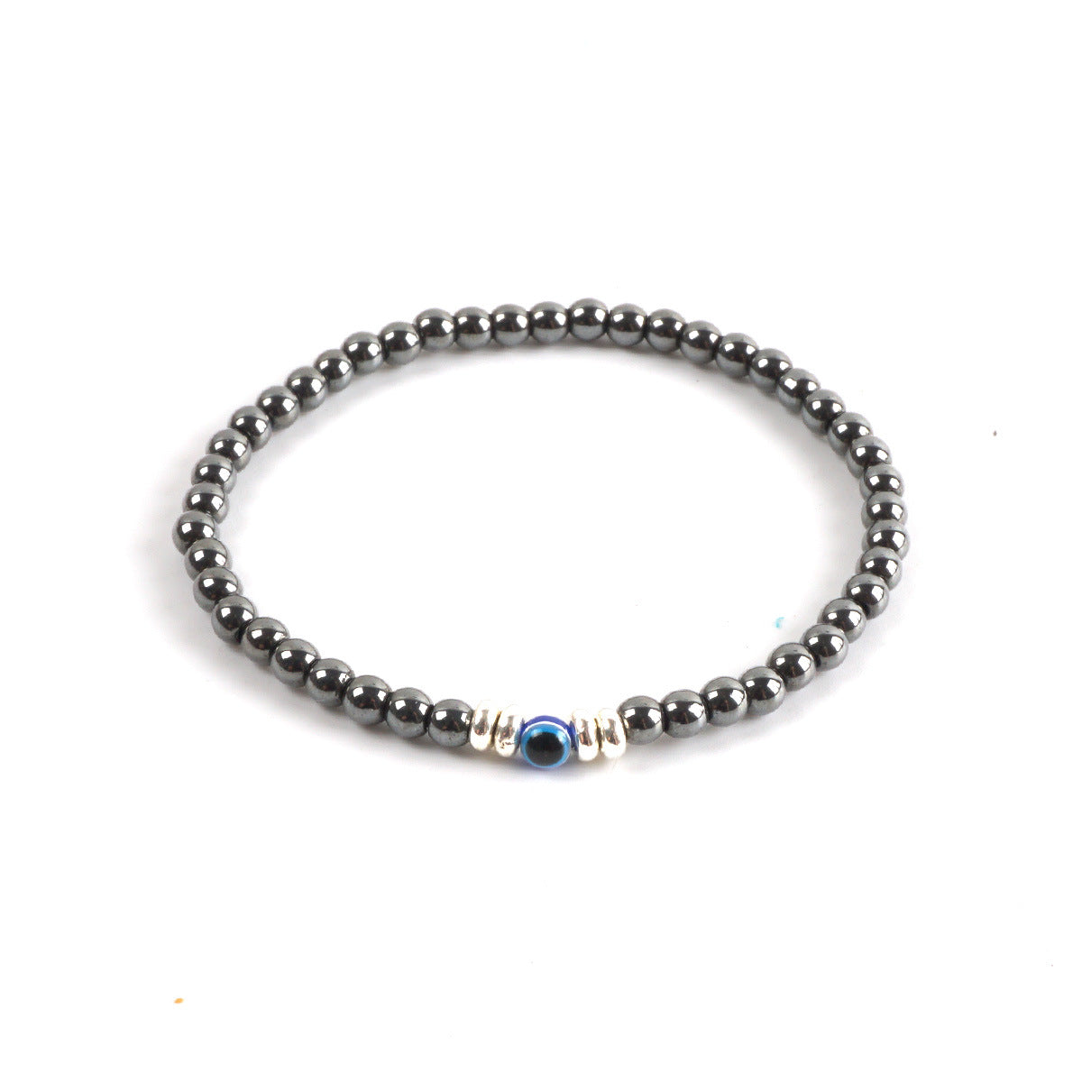 Obsidian White Turquoise Handmade Beaded Hand Bracelets