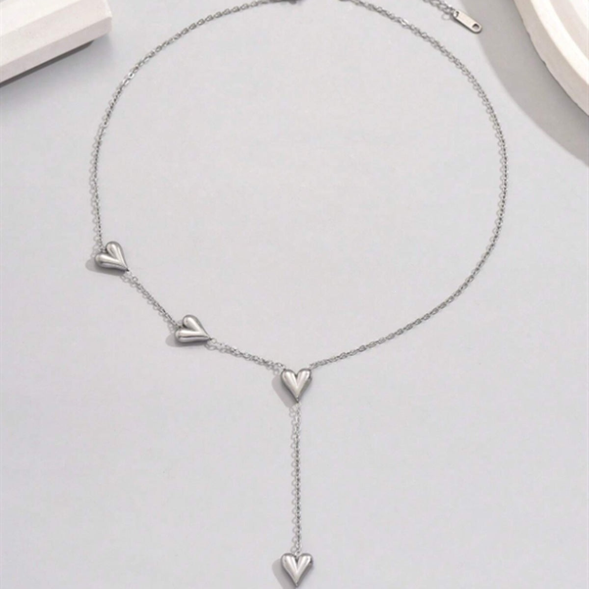 Women's Stainless Steel Small Heart High-grade Light Luxury Minority Necklace