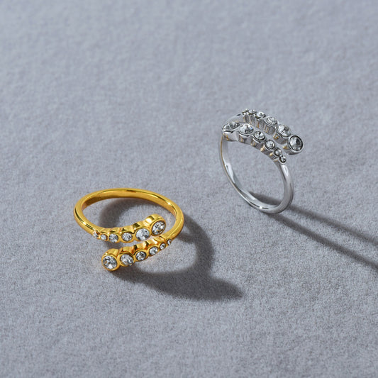 Design Advanced Metal Copper Plated Real Ring