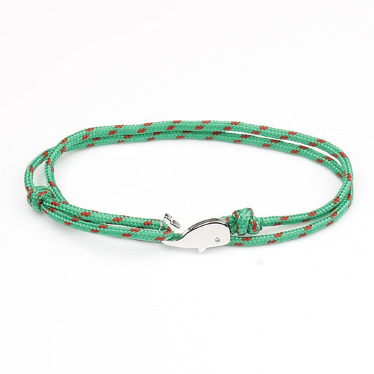 Women's Fashion Style Cute Dancing Whale Dolphin Boat Anchor Bracelets