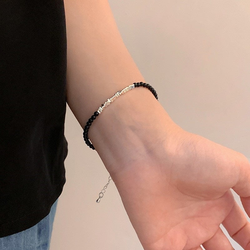 Women's Simple Broken Sier For Temperament Wild Twin Sweet Cool Design Bracelet