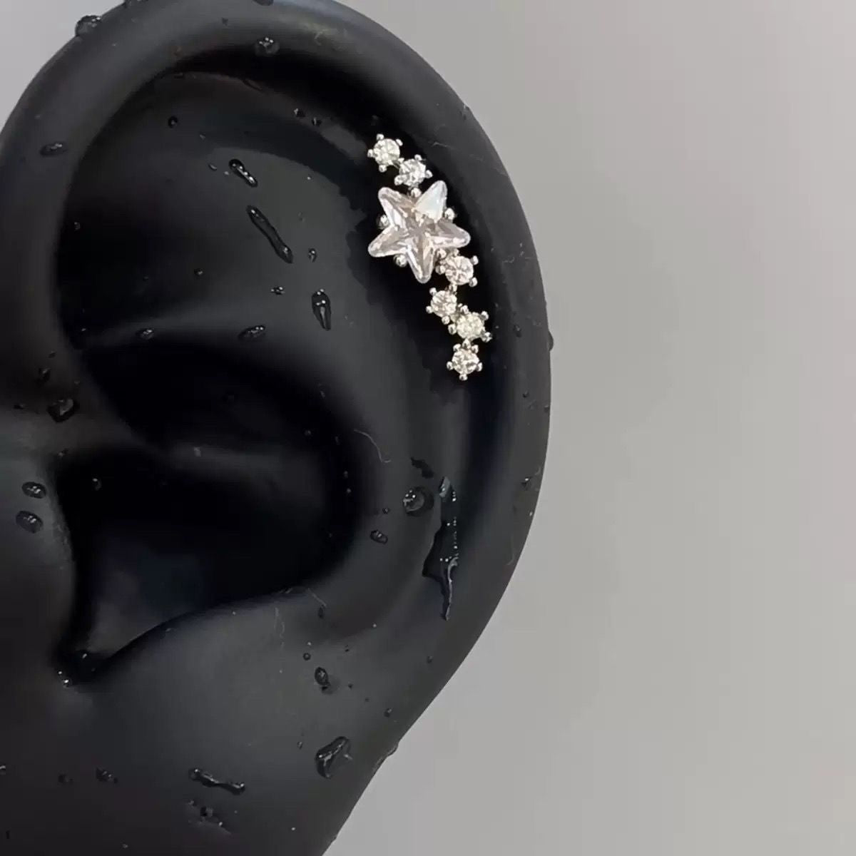 Bone Small Versatile Butterfly Design Pin Stud Earrings