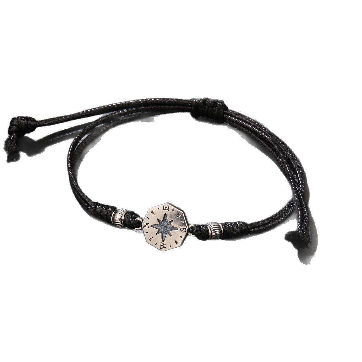 Lettering Five-pointed Star Personality Handmade Woven Pattern Carrying Bracelet