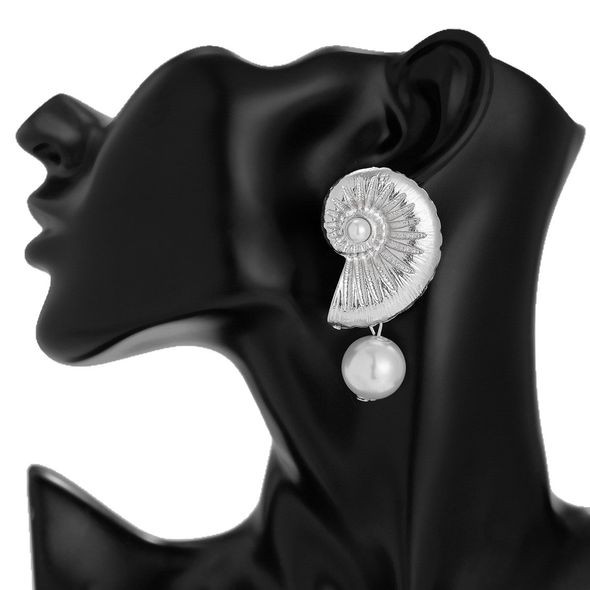 Trendy Ocean Style Conch Female Beach Vacation Earrings
