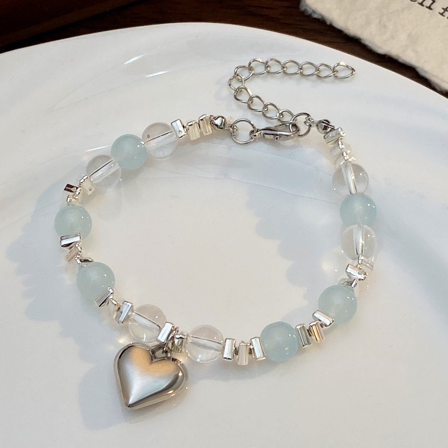 Retro Purple Imitation Pearl High Sense Design Bracelet