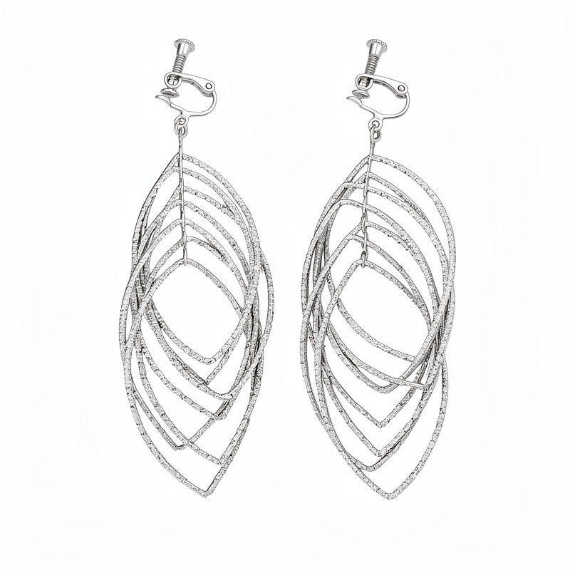 Gold Ear Hook High-grade Light Luxury Minority Design Sense Clip Earrings