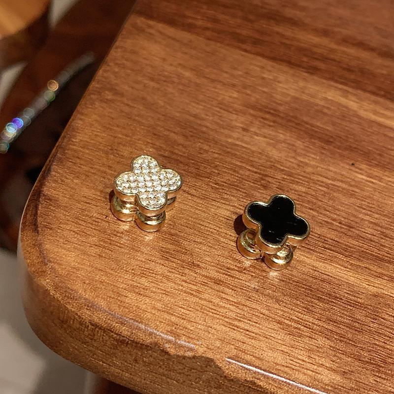 Women's Clover Magnetic Ear Clip High-grade Exquisite Earrings