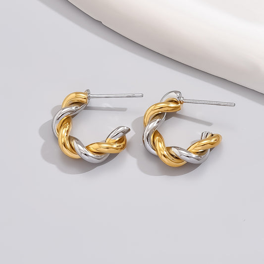 Jewelry Classic Mini Twist Fashionable Gift Earrings