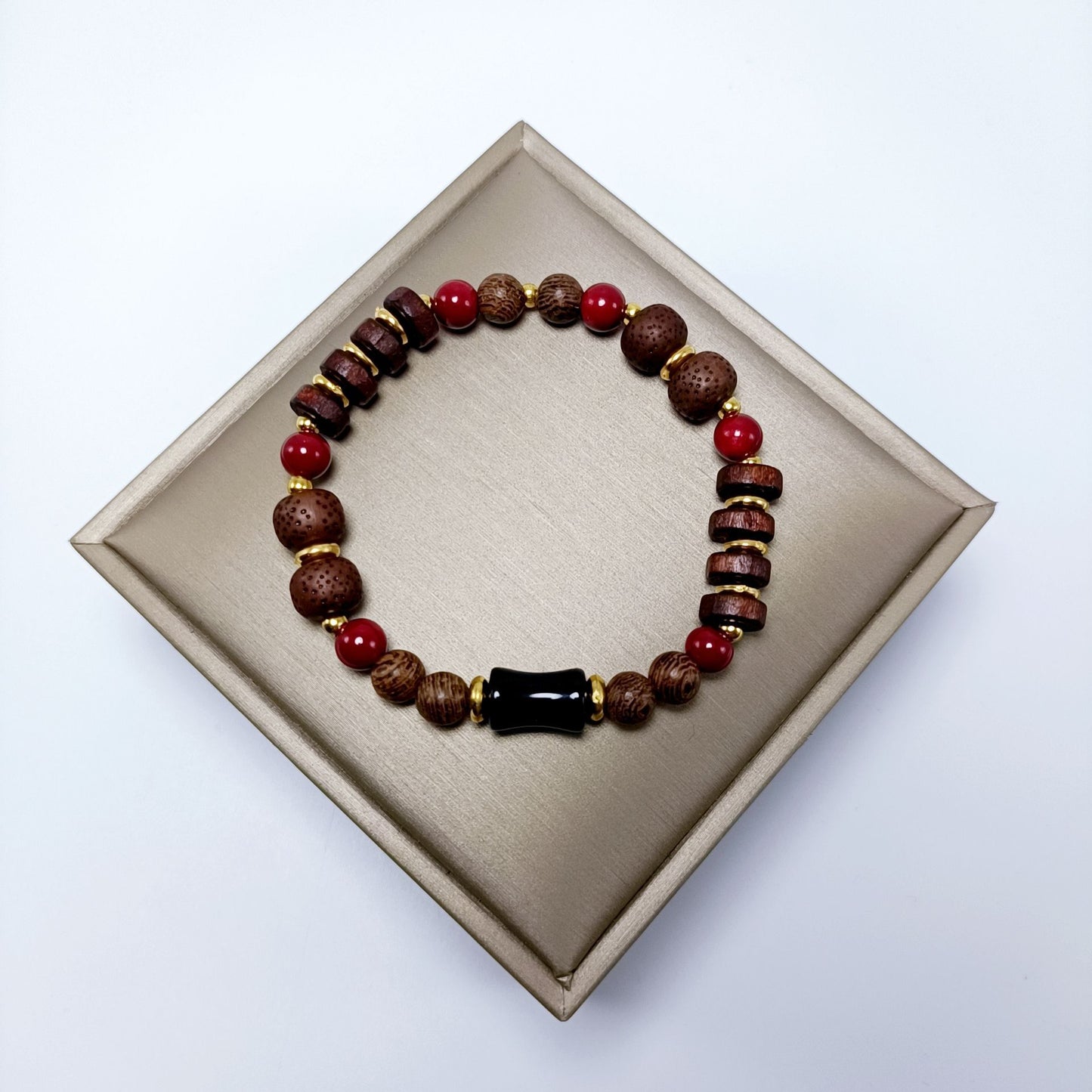 Eternal Night High-rise Natural Black Rosewood Bracelet