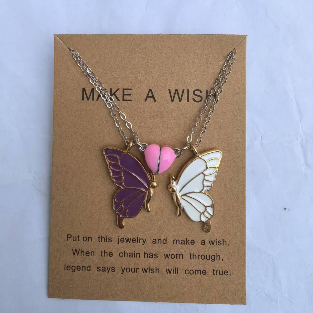 Good Friend Double Color Friendship Suit Necklace