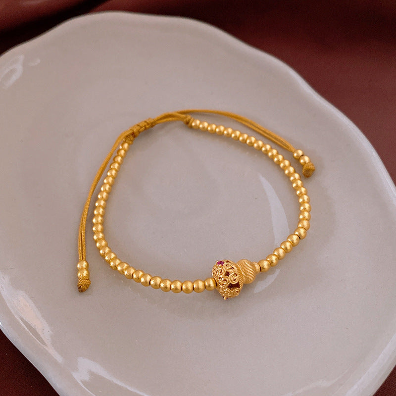 Zircon Twist Twisted Adjustable Simple Fashion Temperament Personalized Bracelet