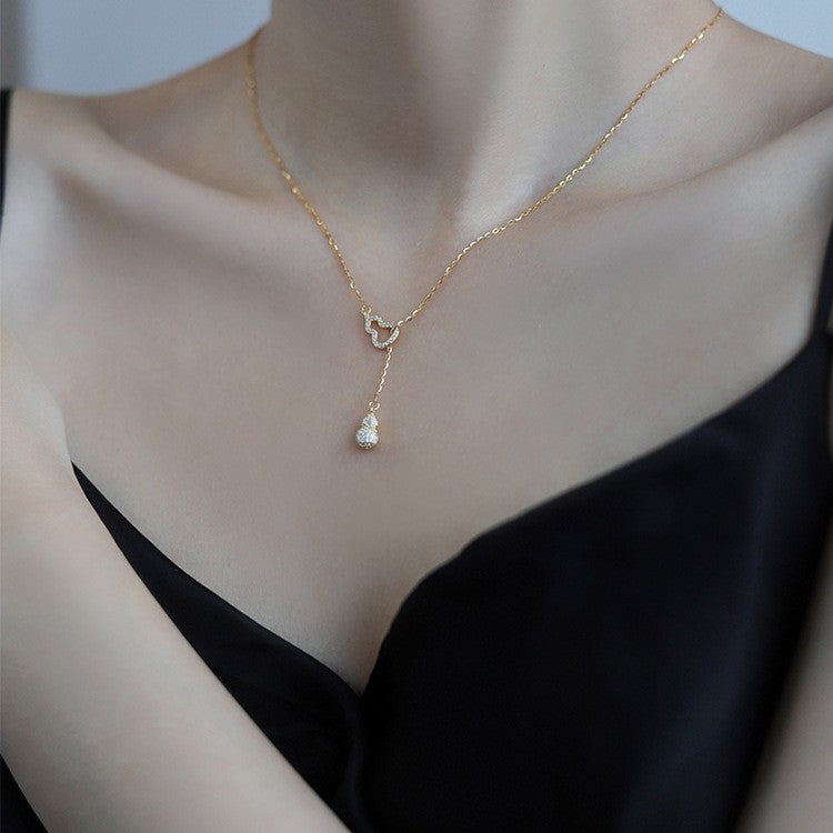 Women's High-grade Butterfly Gift For Niche Bag Light Luxury Necklaces