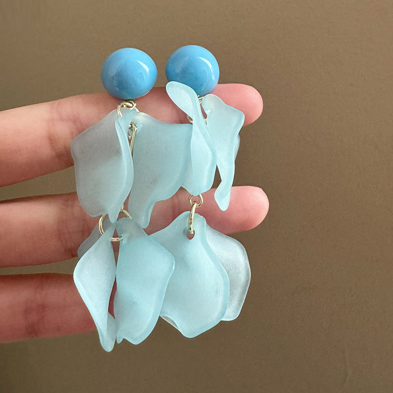 Fairy High Sense Vacation Style Elegant Fashionable Wearing Modified Face Earrings