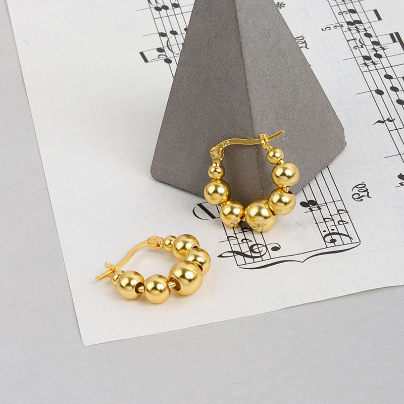 Beaded Korean Style Clip Elegant Niche Ear Line