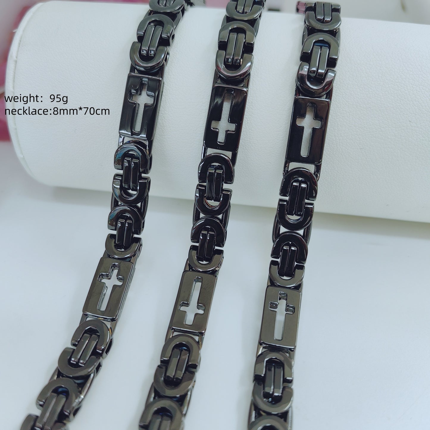Fashion Trendy Unique Man's Stainless Steel Necklace