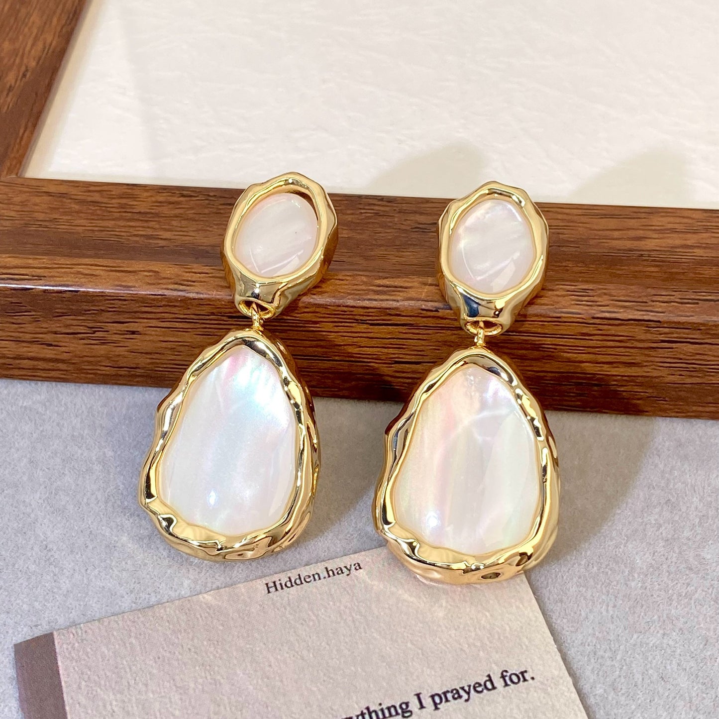 High-grade Mica Unique Personalized Minority Eardrops Exquisite Refined Earrings