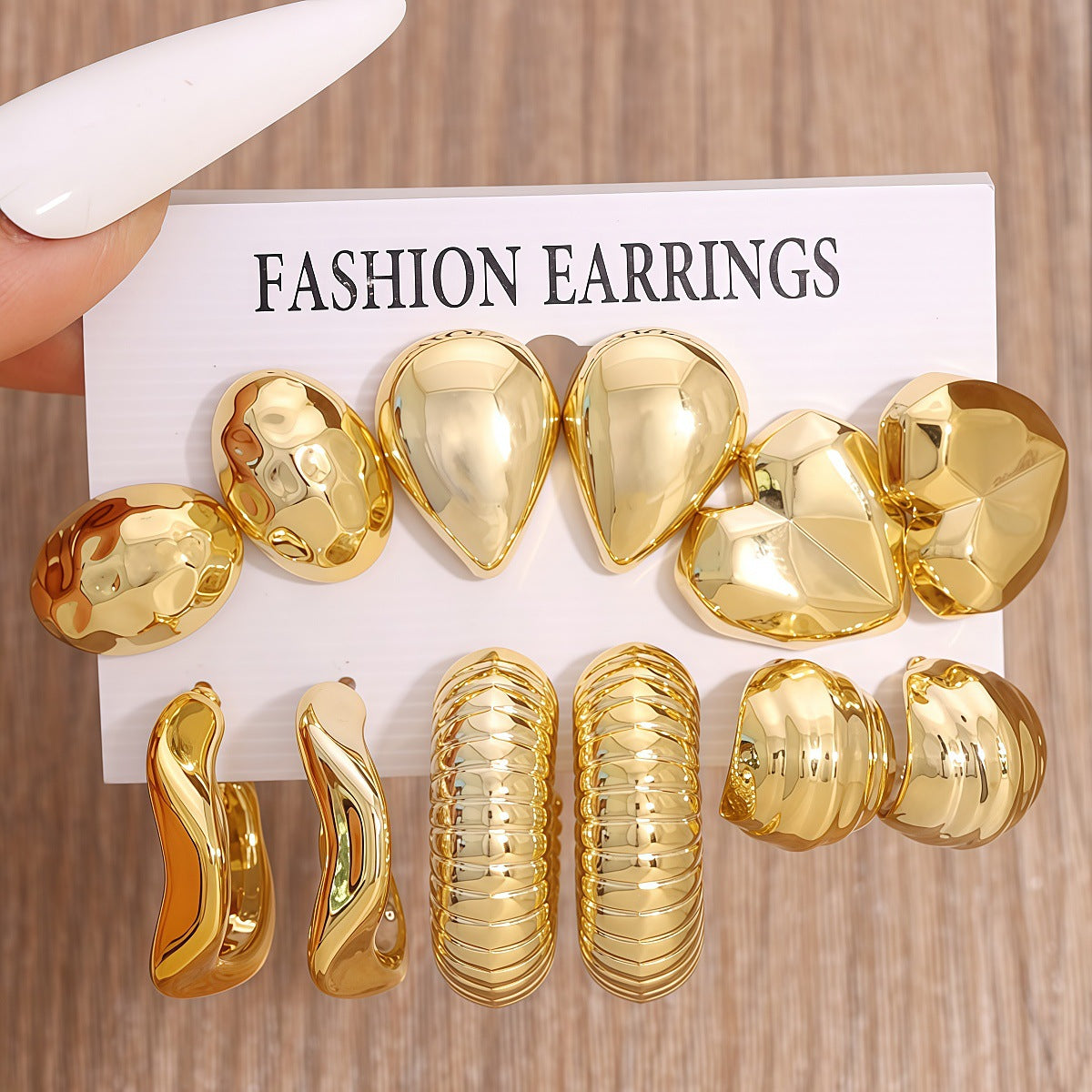 Women's Fashion Resin Vintage Simple Advanced Creative Personality Earrings