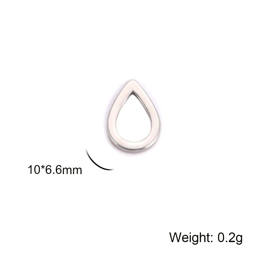 Accessories Making Geometric Charm Stainless Steel Triangle Pendants