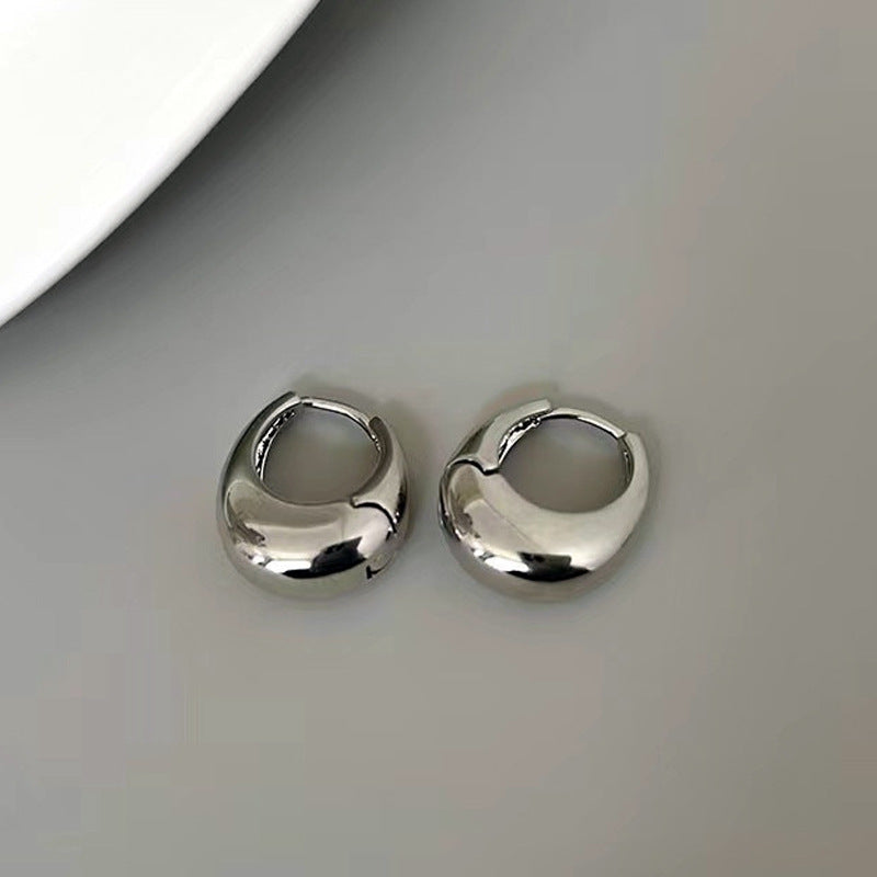 Metal Scenery Surface Fashion Temperament Commute Earrings