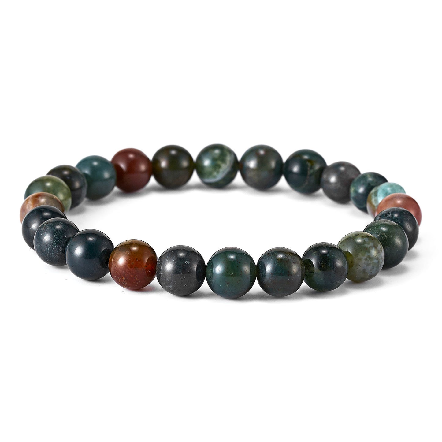 Personalized Natural Stone Striped Agate Beads Bracelets