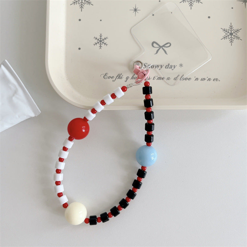 Women's Case High-grade Bow Handmade Sugar Pearl Short Bracelet