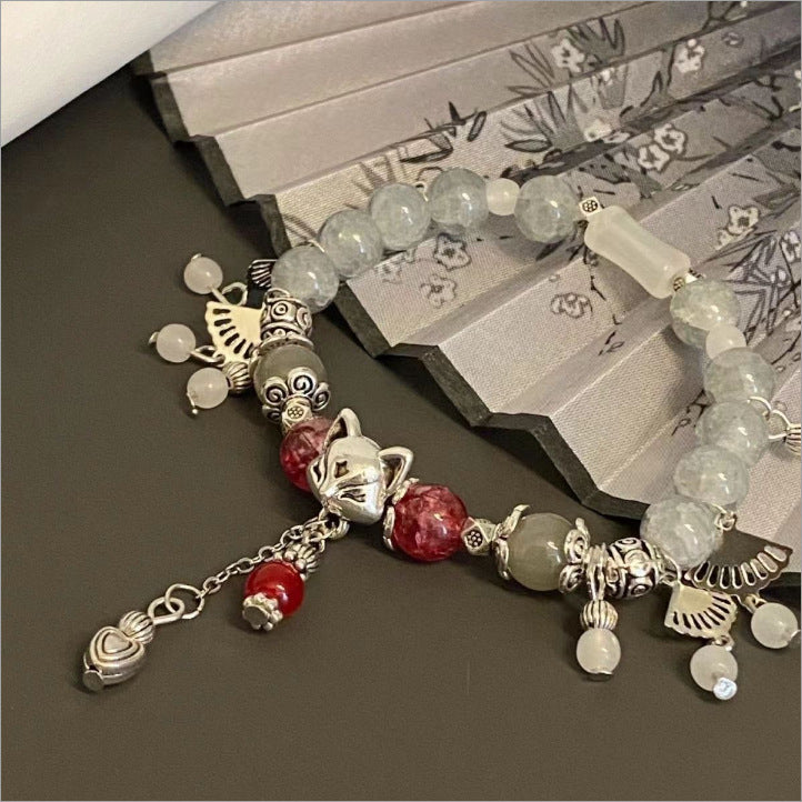 Chinese Style Ancient Bamboo Beaded Cold Bracelets