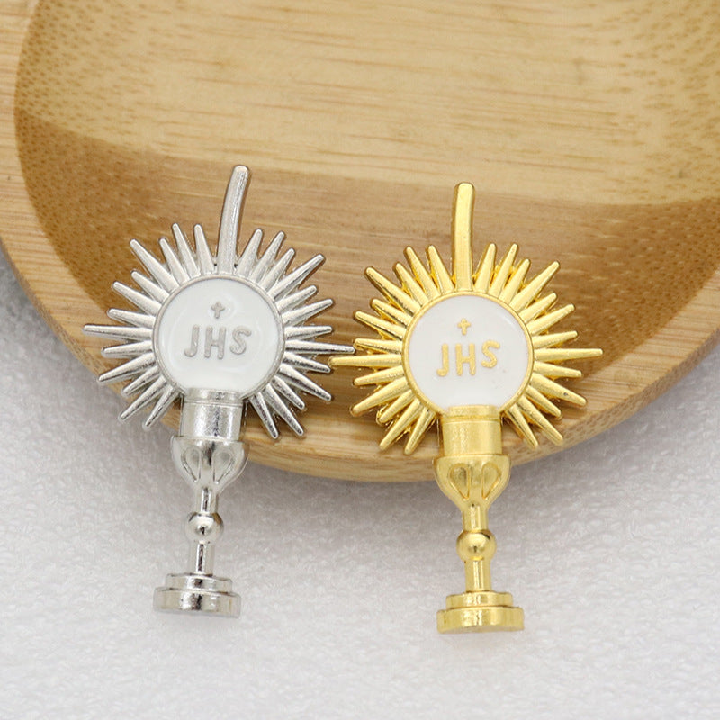 Clasp Cufflinks Hat Decorations Metal Creative Brooches