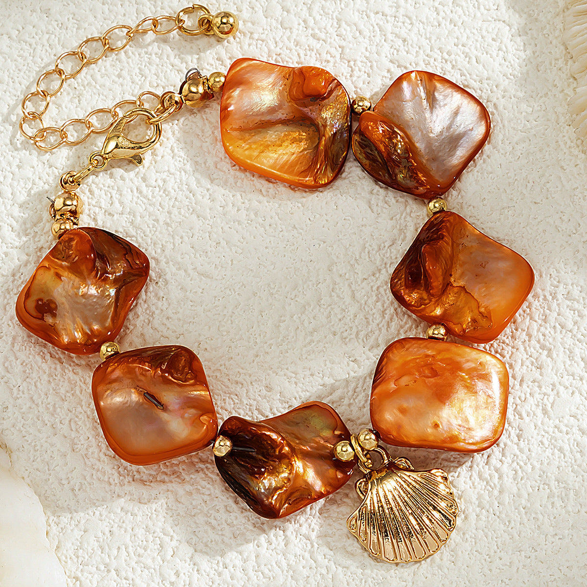 Stylish Beach Summer Starfish Shell Alloy Vintage Necklaces