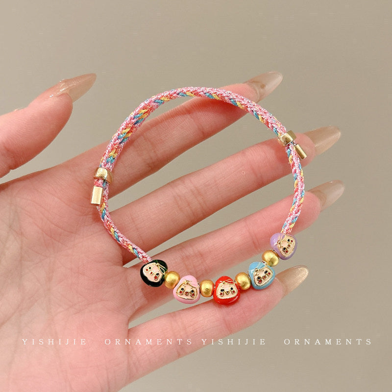 Boat Festival Carrying Strap Colorful Rope Wind Hand-woven Bracelet