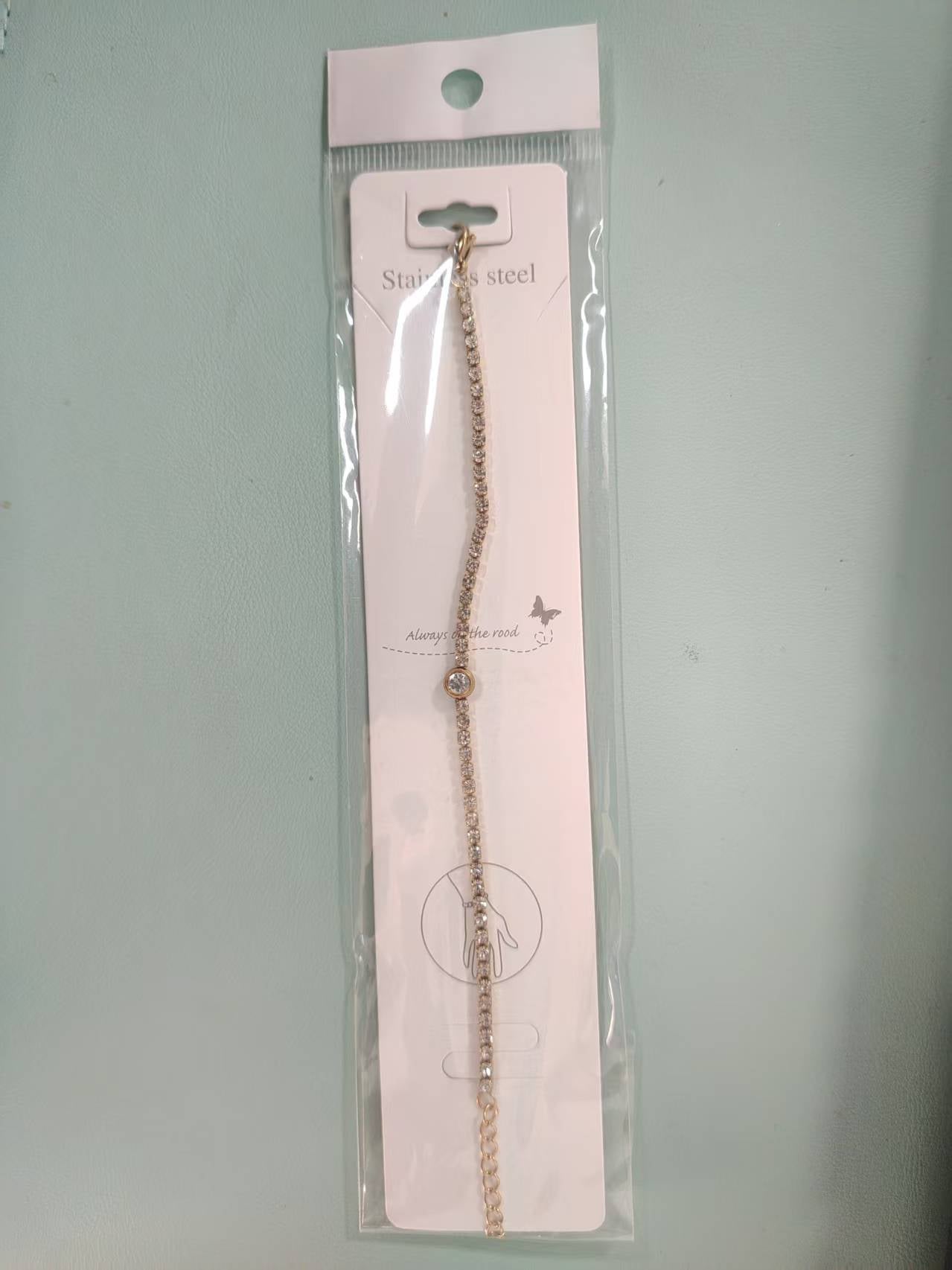 Zircon Tennis Chain Light Luxury Cold Style Girlfriends Full Diamond Bracelets
