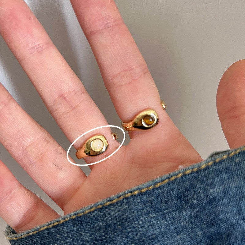 Female High Sense Graceful Fashionable Index Finger Rings