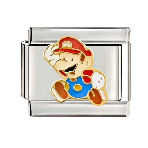 Welding Pattern Oil Dripping Cartoon Italian Bracelets
