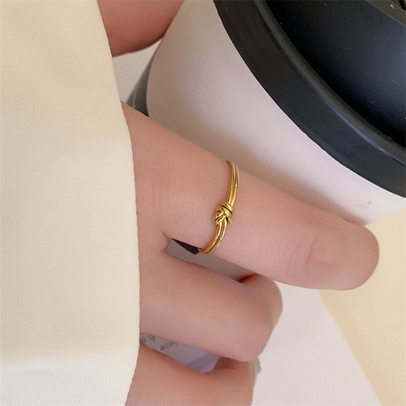 Design Cold Style Simple Shank Fashion Rings