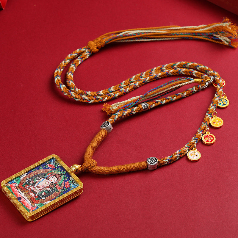 Lanyard Temple Cultural Creative Eight Patron Pendants