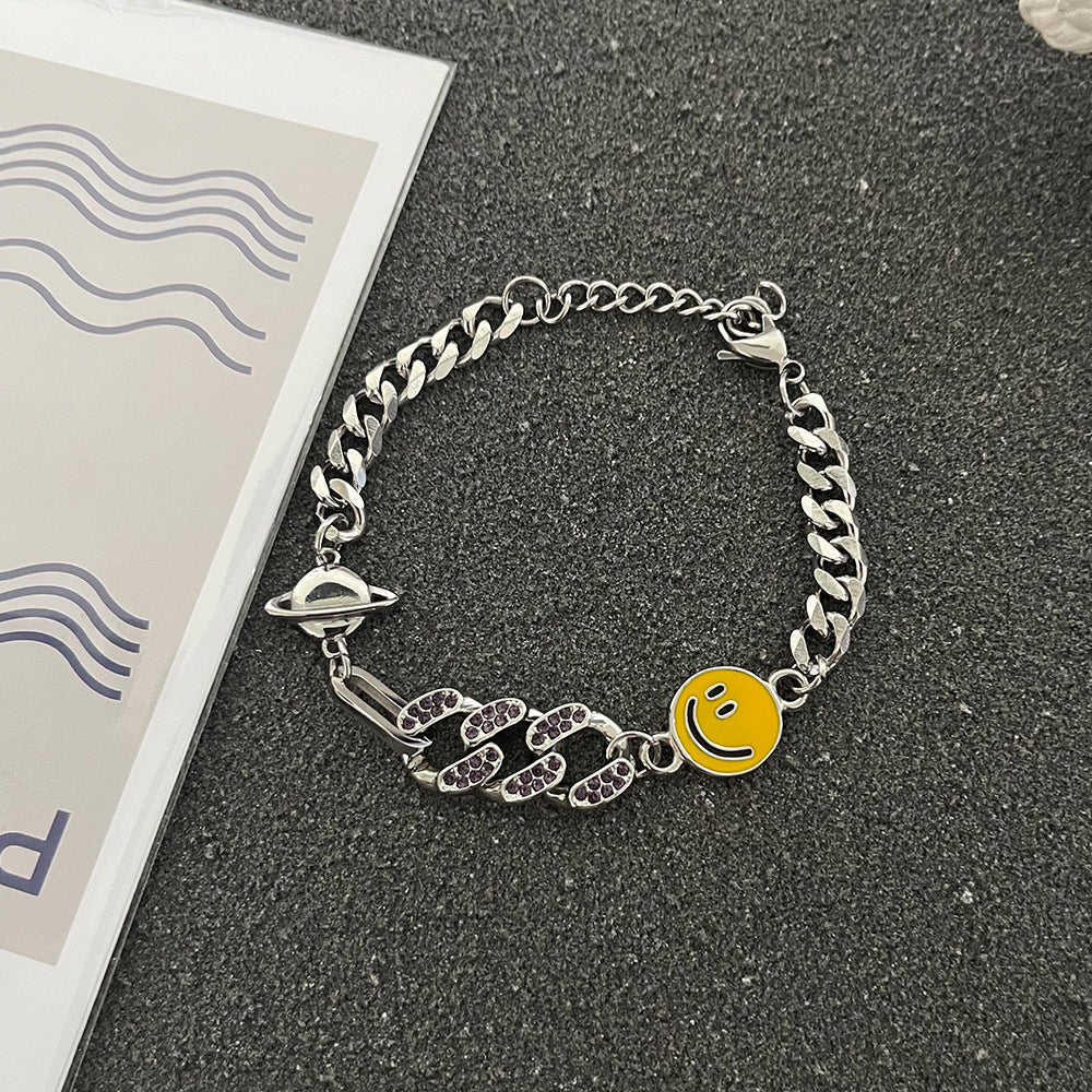 Men's & Women's Face High Sense Summer Niche Design Versatile Bracelet
