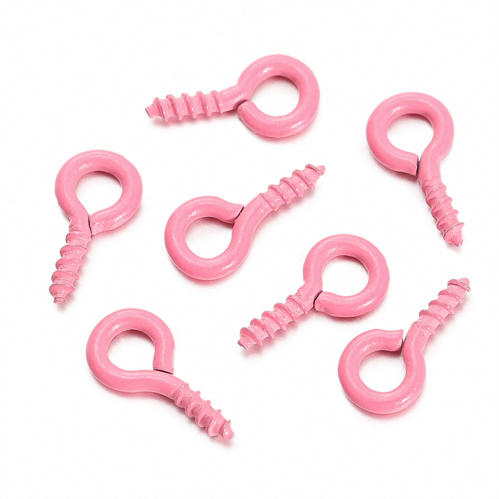 Croissant Nail Screw Sheep Eye Pearl Jewelry Accessories
