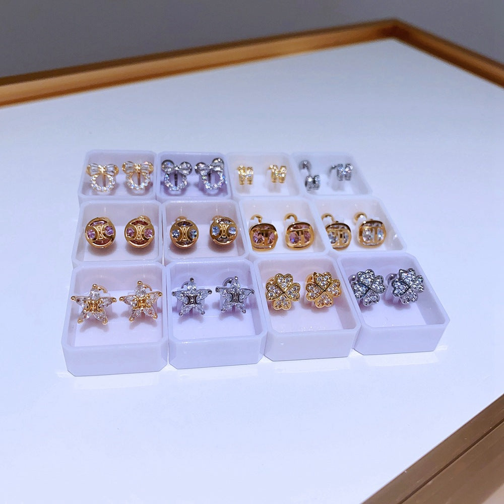 Medical Titanium Steel Ear Bone Collection Earrings