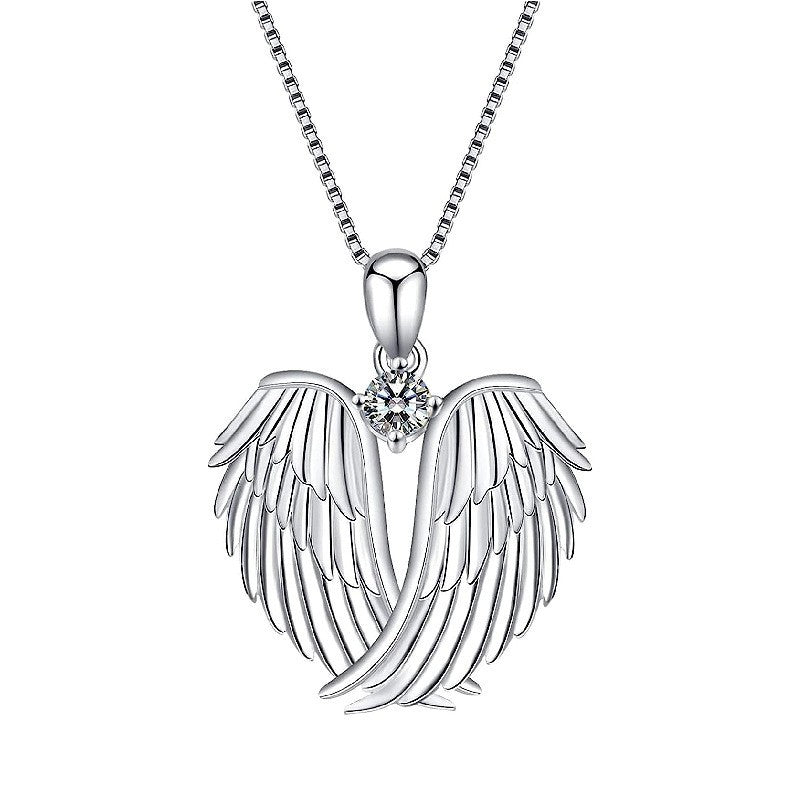 Cool Angel Wings Feather Creative Popular Necklace