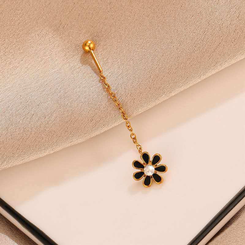 Titanium Steel Clover Crown Heart Shaped Classic Style Smiley Face Earrings