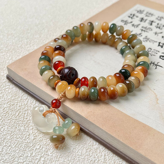 Abacus Beads Double Circle Stall Cultural Bracelets