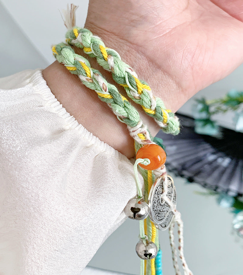 Strap Chinese Style Long Adjustable National Trendy Unique Bracelets