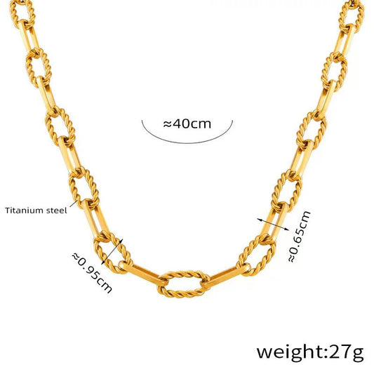 Thick Straps Affordable Luxury Style Personality Twisted Design Bracelet