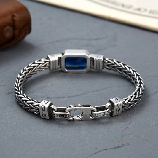 Men's Hand Weaving Vintage Personalized Commemorative Gift Bracelets